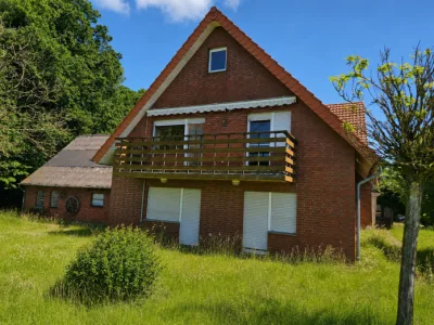 Giebelseite des Anbaus