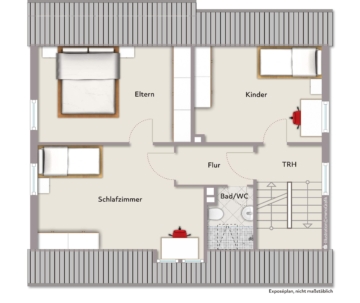 Dachgeschoss - Siedlungshaus mit großem Grundstück – Ihr Projekt in Clarholz ***4250 G