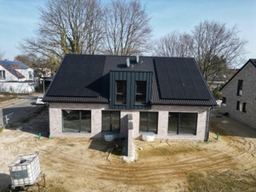 Gartenansicht - Neubau-Doppelhaushälften in GT-Avenwedde***4149 G