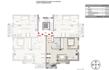 Großzügige 2-Zimmer-Wohnung mit ca. 62 m² *** 1782 R-WE2, 33758 Schloß Holte-Stukenbrock, Erdgeschosswohnung