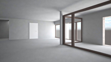 Wohn-/Essbereich Perspektive - Moderner Neubau: 7 Wohnungen und 2 Gewerbeflächen in zentraler Lage von Wiedenbrück***1828 R