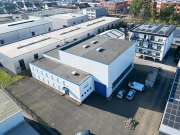 Gewerbeimmobilie mit Montagehallen, Krananlagen und Bürotrakt - Gewerbeimmobilie mit Montagehallen, Krananlagen und Bürotrakt ***4268 G Schloß Holte-Stukenbrock