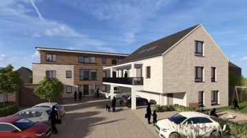 Wohnen auf 2 Ebenen im vorderen Gebäude des Wohnensembles - Maisonette im Erstbezug mit Balkon & Aufzug *** 1840 R Mastholte