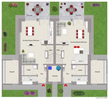 Erdgeschoss - Einziehen & Wohlfühlen – Familienfreundliche Doppelhaushälfte mit Studio *** 4205 G Gütersloh