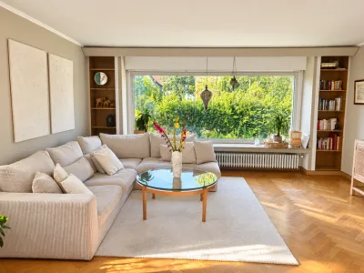 Wohnzimmer Anbau im EG