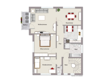 Obergeschoss - Dreifamilienhaus als attraktive Kapitalanlage***4248 G in Gütersloh-Sundern