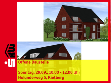 Offene Baustelle So., 29.09. 10-12 Uhr, Holunderweg 5, Rietberg, 33397 Rietberg, Etagenwohnung