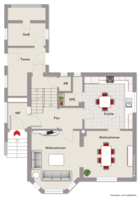Erdgeschoss - Vielseitige Kapitalanlage. *** 4140 G Zweifamilienhaus in Gütersloh