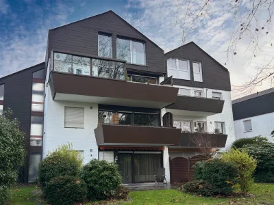 Wohnung mit offener Treppe und Höhe bis ins Dachgeschoss