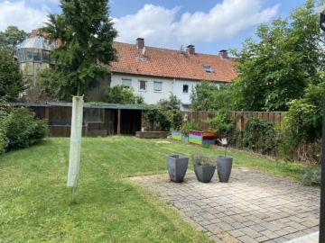 weitläufiger Garten mit Potential - ... mit großem Garten und vielen Modernisierungen! *** 4161 G Doppelhaushälfte in Gütersloh-Ost