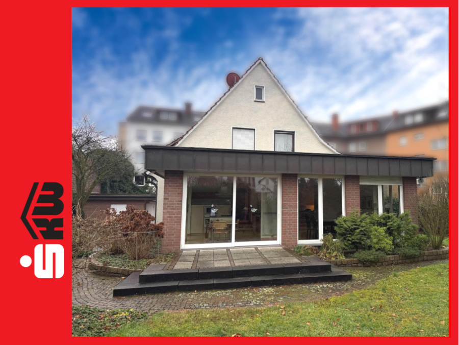 ...mit lichtdurchflutetem Anbau - Wohnoase mitten in der Stadt. *** 4254 G Einfamilienhaus in Gütersloh