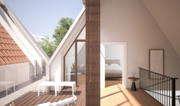 Maisonettewohnung Perspektive - Moderner Neubau: 7 Wohnungen und 2 Gewerbeflächen in zentraler Lage von Wiedenbrück***1828 R