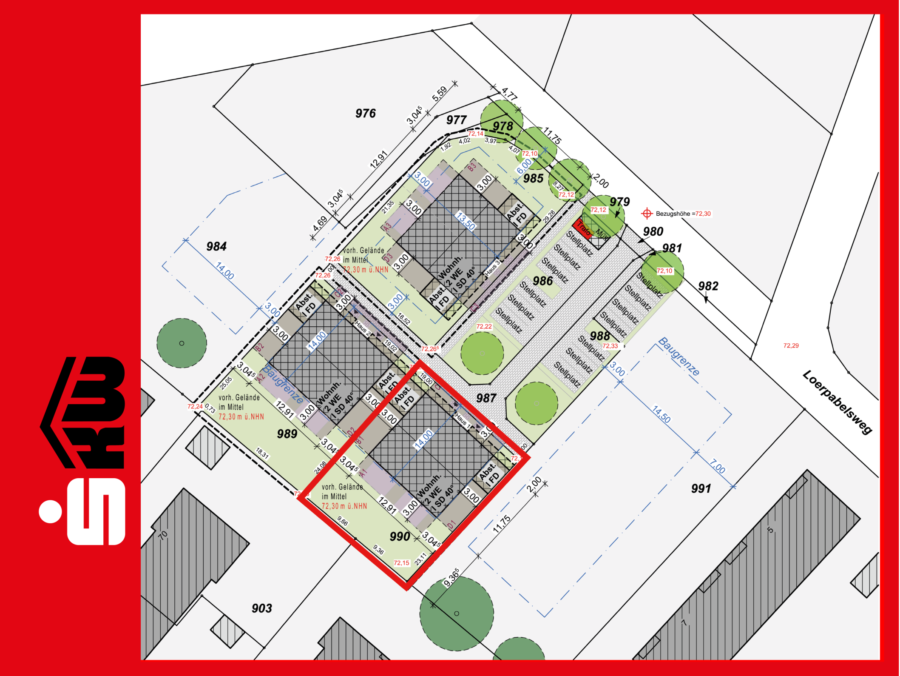 Lageplan - Grundstück im Westen von Gütersloh***0537 W