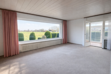 Großzügiger Wohnbereich mit schönem Blick ins Grüne - Wohnen auf einer Ebene – mit Wintergarten und Blick ins Grüne ***4274 G Gütersloh-Isselhorst