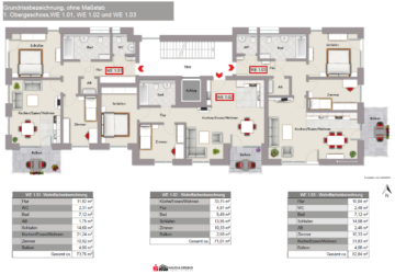 1. Obergeschoss - Neubau-Eigentumswohnungen in zentraler Lage von Gütersloh ***1839 R